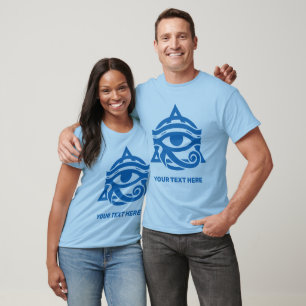 T-shirt Texte et couleur personnalisés OEil du Horus