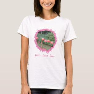 T-shirt Texte et photo personnalisés modernes sur motif ro