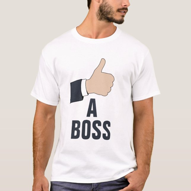 T-shirt Texte humoristique commercial positif TEL QU'UN BO (Devant)