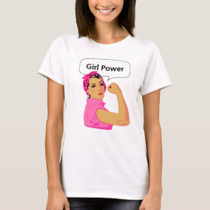 T-shirt texte modifiable Girl Power