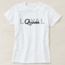 Texte noir classique Loyal Queen