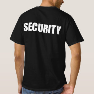 T-shirt texte noir gras