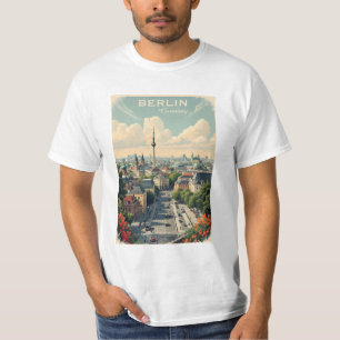 T-shirt Texte personnalisé Berlin, Allemagne