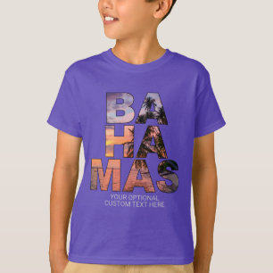 T-shirt Texte personnalisé chemises BAHAMAS