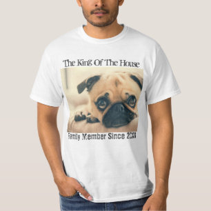 T-shirt texte personnalisé de la photo d'un animal de com