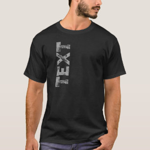 T-shirt Texte Personnalisé Modèle tendance Mens Moderne Él