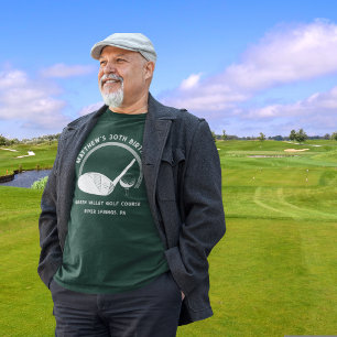 T-shirt Texte personnalisé pour événement de golf personna