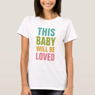 T-shirt Texte personnalisé Vêtements de maternité