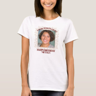 T-shirt Texte photo personnalisé Créez votre propre 50e