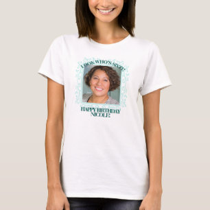 T-shirt Texte photo personnalisé Créez votre propre 60e