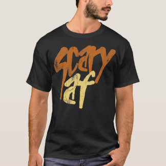 T-shirt Texte rétroactif Vintage Af