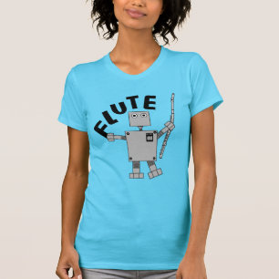 T-shirt Texte Robot de flux