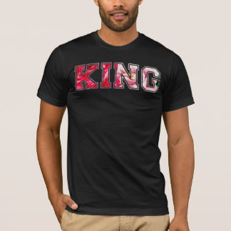 T-shirt texte roi lettrage style graffiti