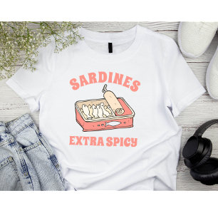 T-shirt Texte rose pâle personnalisé Portugal Lover Sardin
