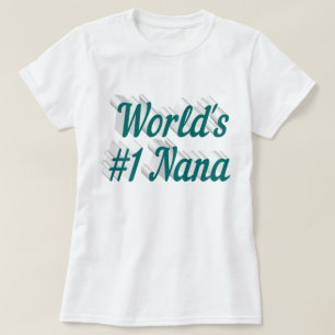T-shirt Texte vert Nana