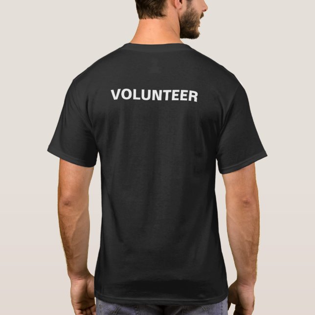 T-shirt texte volontaire (Dos)