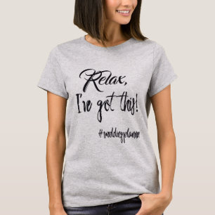 T-shirt Textographie Wedding planner tendance