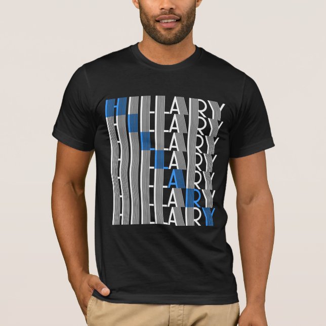 T-shirt textuel d'hillary clinton (Devant)