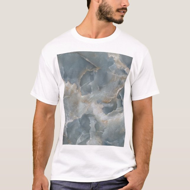 T-shirt Texture en marbre haute résolution, pierre naturel (Devant)