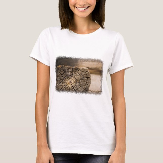 T-shirt Textures de vieux Cabines (Devant)
