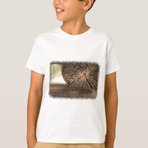 T-shirt Textures en bois Cabine