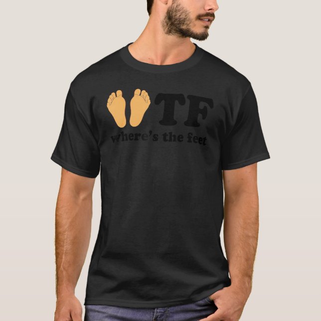 T-shirt Tf Where's The Feet (Devant)