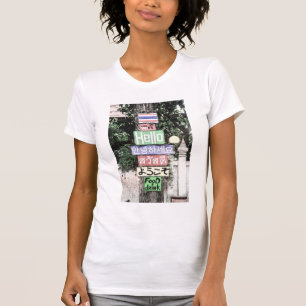 T-shirt Thaïlande Bonjour Signes Voyage