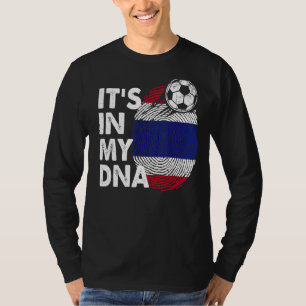 T-shirt Thaïlande Dans Mon Dna Thai Flag Team Thaïlande
