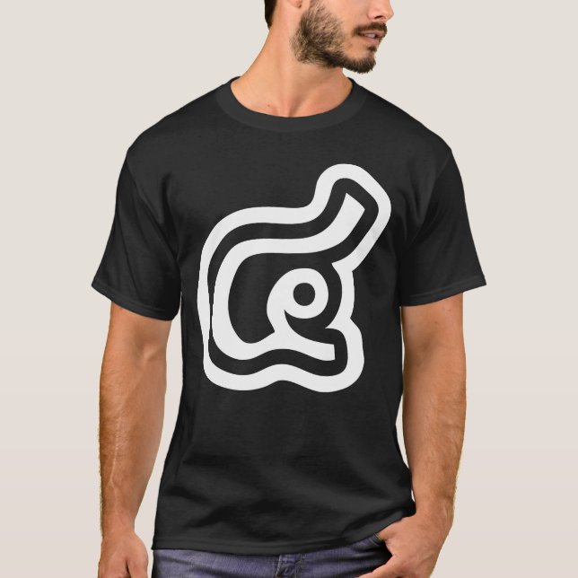 T-shirt Thaïlande Numéro 4 / Quatre / ๔ (Voir/Si) Script t (Devant)