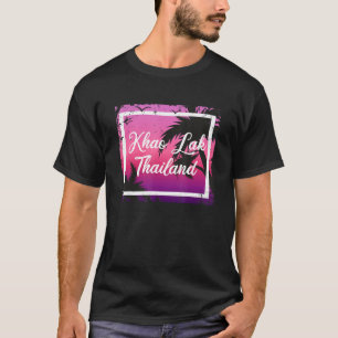 T-shirt Thaïlande vintage Voyage de vacances Asie Thai Kha