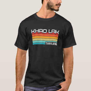 T-shirt Thaïlande vintage Voyage de vacances Asie Thai Kha