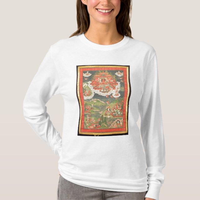 T-shirt Thangka du paradis d'Amitabha (Devant)