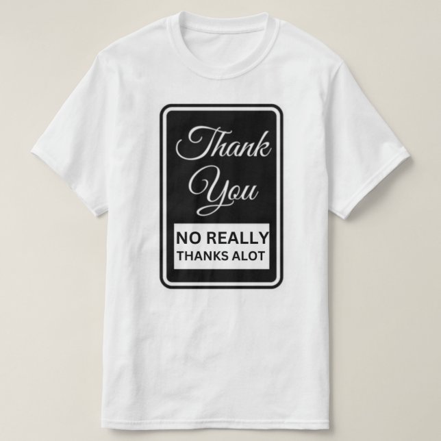 T-shirt Thank You (Design devant)