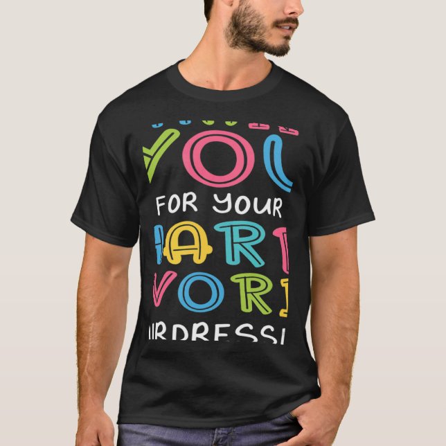T-shirt Thank You For Hard Work Hairdresser Sayings Hairst (Devant)