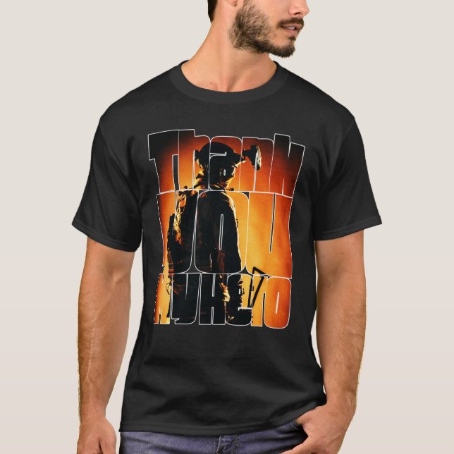 T-shirt Thank You My Hero Military Veteran  4 (Devant)