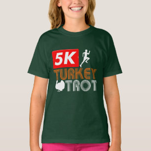 T-shirt Thanksgiving 5K Turquie Trot Gag Nouveauté