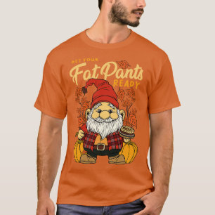T-shirt Thanksgiving Automne Saison Gnome Obtenez vos gros