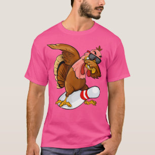 T-shirt Thanksgiving Bowl Strike Pin Sport Turquie B