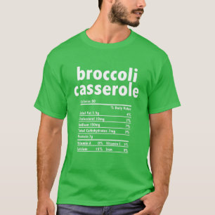 T-shirt Thanksgiving Costume Xmas valeur nutritive Broccol