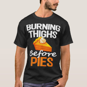 T-shirt Thanksgiving Courir Des Brûlures Avant Pies Fu