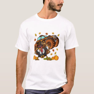 T-shirt Thanksgiving Dabbing Turkey Monster Truck