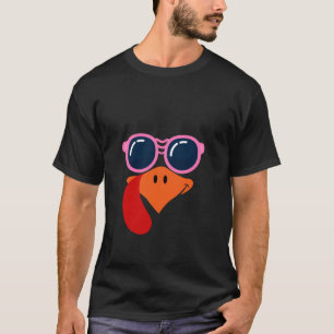 T-shirt Thanksgiving dinde visage assorti costume de famil