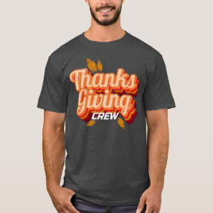 T-shirt Thanksgiving Famille Vêtements Couple Pour Merci