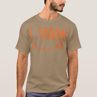 T-shirt Thanksgiving Matching She's My Sweet Potato I Yam 