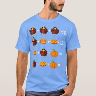 T-shirt Thanksgiving Ordre des opérations Quiz Math Enseig
