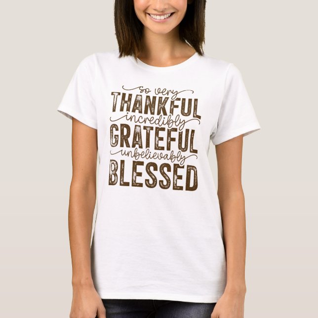 T-shirt Thanksgiving pour les femmes (Devant)