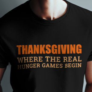 T-shirt Thanksgiving : Survie des plus riches