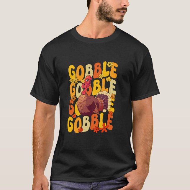 T-shirt Thanksgiving Turkey T Shirt (Devant)