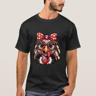 T-shirt Thanksgiving Turquie Face Empreintes de léopard lu