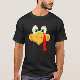T-shirt Thanksgiving Turquie Face Empreintes de léopard lu